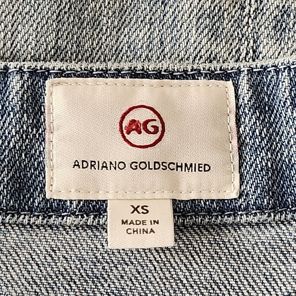 Adriano Goldshmeid Light Blue Distressed Denim Overalls Size XS - Picture 2 of 13